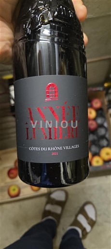 Thung lũng Rhône Côtes-du-rhône-villages Année Lumière 2021