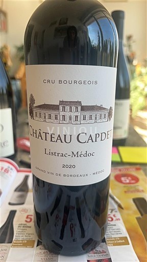 Burdeos Listrac-Médoc Cru Bourgeois Château Capdet 2020