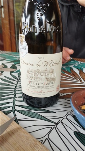 Thung lũng Rhône Côtes-du-rhône-villages Domaine Mistral Plan de Dieu 2024