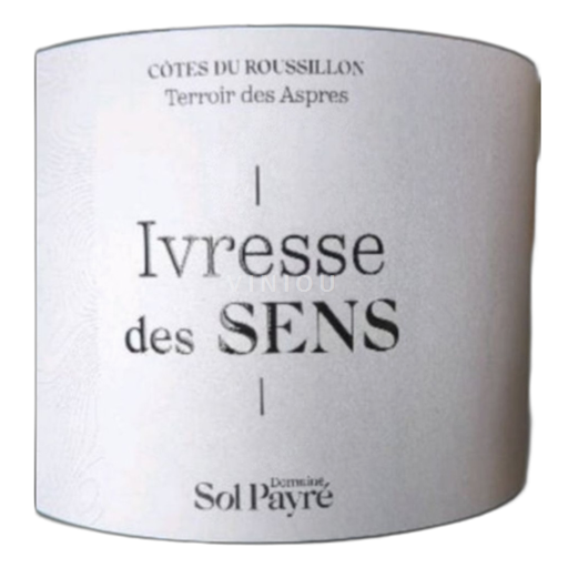 Roussillon Côtes-du-Roussillon Domaine Sol Payré Ivresse des Sens 2022