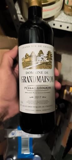 Bordeaux Pessac-Léognan Domaine Grandmaison 2017