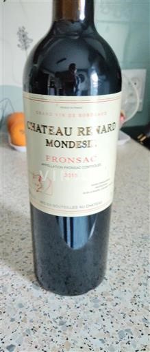 Bordeaux Fronsac Château Renard Mondesir 2015