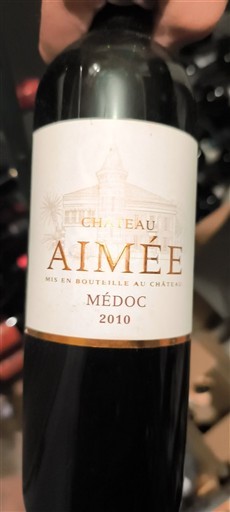 Bordéus Médoc Château Aimée 2010