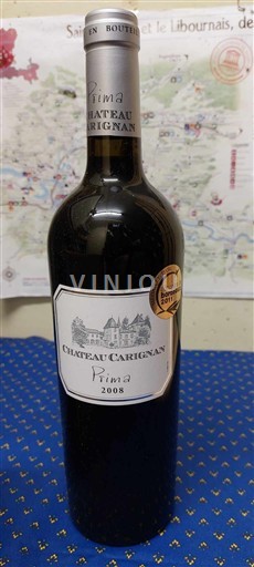 Bordo Премијер-кот-дe-бордо Château Carignan 2008