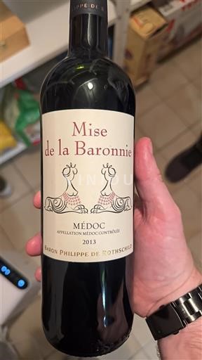 Bordeaux Médoc Baron Philippe de Rothschild Mise de la Baronnerie 2013