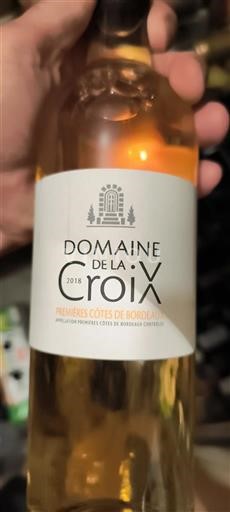 Bordeaux Premières-côtes-de-bordeaux Domaine La Croix 2018