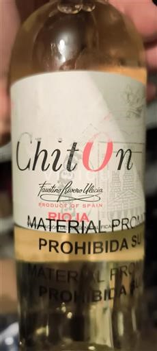 La Rioja rioja Faustino Rivero Ulecia Chitón Icke årgångsbetecknad