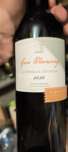 Sudoeste Côtes de Gascogne Gros Manseng Les Parcelles d'Exception 2020