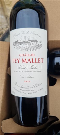 Bordéus Haut-Médoc Château Pey Mallet 2023
