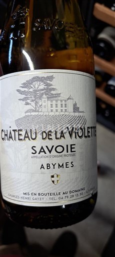 Savoie và Bugey Abymes Château La Violette 2024