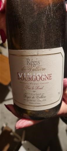 Bourgogne Régis de Vallière Sur le Recuil 1998