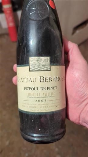 Languedoque Picpoul-de-Pinet Château Béranger 2003