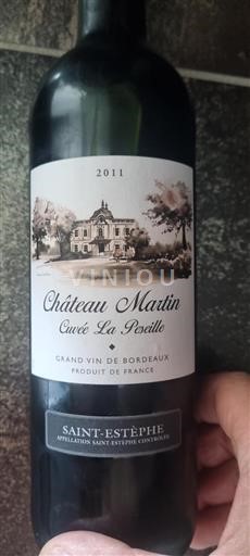 Bordeaux Saint-Estèphe Château Martin La Peseille 2011