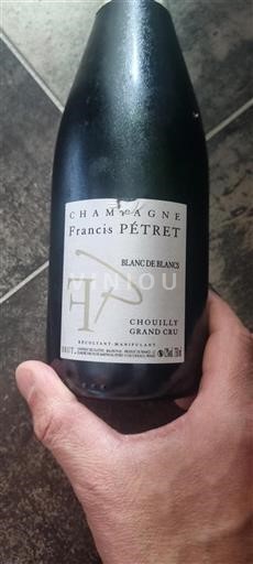 Šampanja Šampanjec Grand Cru Francis Pétret Blanc de Blancs Neleten.