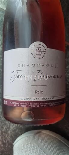 Šampanja Šampanjec Jean Bruneaux Rosé Neleten.