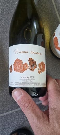 Loiredalen Vouvray Pierre Breton Pierres rousses 2019