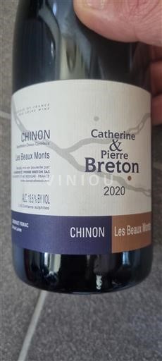 Vallée de la Loire Chinon Domaine Catherine & Pierre Breton Les Beaux Monts 2020