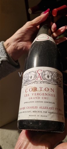 Borgoña Corton Grand Cru Domaine Charles Allexant et Fils Les Vergennes 1987