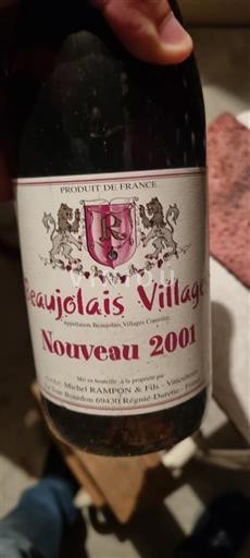 Beaujolais Beaujolais byar Michel Rampon & Fils Nouveau 2001