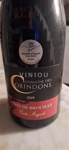Beaujolais Côte-de-Brouilly Domaine Des Corindons Augustin 2019