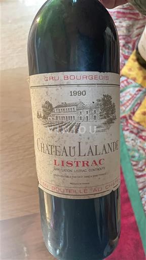 Bordeaux Listrac-Médoc Cru Bourgeois Château Lalande 1990