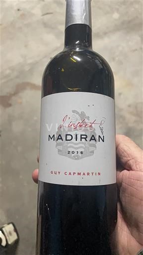 Sydvestfrankrig Madiran Guy Capmartin L'instant 2016