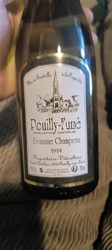 Loiren laakso Pouilly-fumé Domaine Champeau 2024