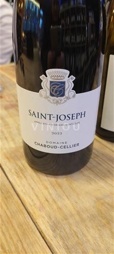 Rhônen laakso Saint-Joseph Domaine Chaboud-Cellier 2022
