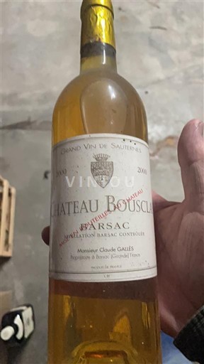Bordeaux Barsac Château Bouscaut 2000