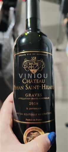 Bordeaux Graves Château Bessan Saint-Hilaire 2018