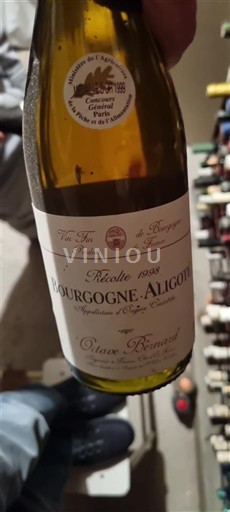 Borgoña Borgoña-Aligoté Ottar Bonard 1988