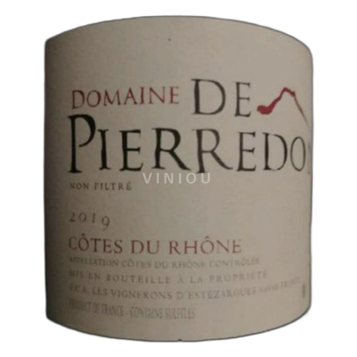 Rhônedalen Côtes du Rhône Domaine Pierredon Blanc 2019