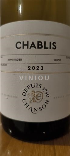 Burgundi Chablis Domaine Chanson 2023