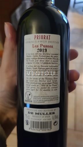Catalunha Priorado Muller Les Pusses 2019