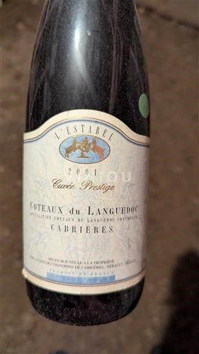 Languedoc Coteaux du Languedoc L'Estabel Prestige 2001