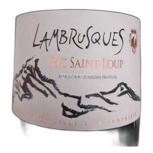 Languedoc Pic-saint-loup Lambrusques 2019