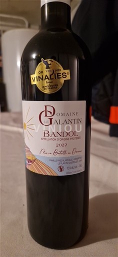 Provence Bandol Domaine Le Galantin 2022