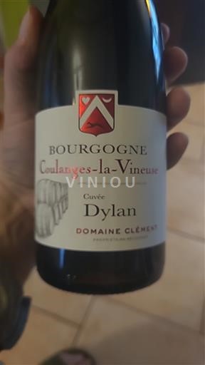 Bourgogne Bourgogne Coulanges-la-Vineuse Domaine Clément Dylan 2022