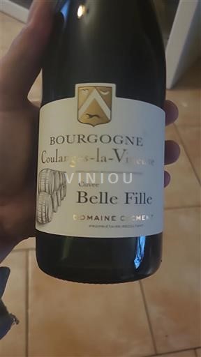 Bourgogne Bourgogne Coulanges-la-Vineuse Domaine Clément Belle Fille 2022