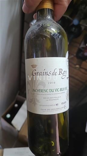 Sud-Ouest Cave de Crouseilles Grains de Roy 2016