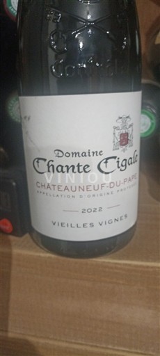 Valea Ronului Châteauneuf-du-Pape Domaine Chante Cigale Vieilles Vignes 2022
