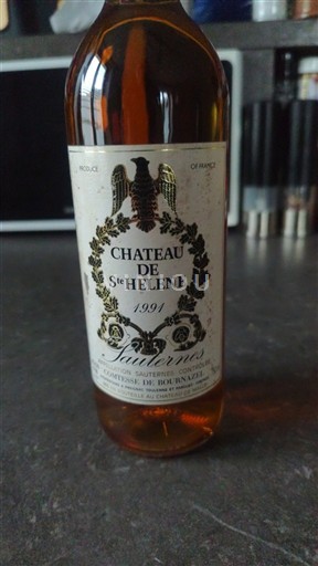 Bordeaux Sauternes Château Ste Hélène 1991