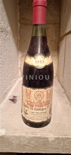 Burgundy Nuits-Saint-Georges Premier Cru Christian Gavignet Les Poulettes 1985