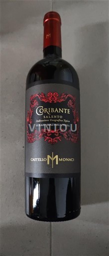 Puglia Susumaniello Salento Castello Monaci Coribante 2023