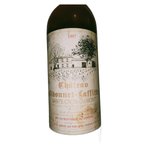 Bordéus Sainte-Croix-Du-Mont Château Bidonnet-Laffitte 1997