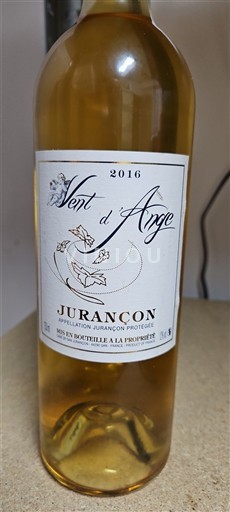 Lounais-Ranska Jurançon Vent Ange 2016