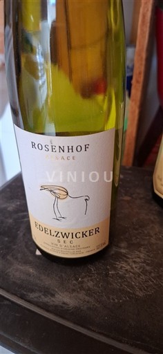 Alsace Edelzwicker Rosenhof Edelzwicker Non Millésimé