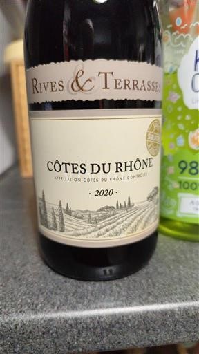 Rhône-dalen Côtes-du-Rhône Rives & Terrasses 2020