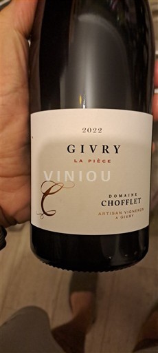 Borgonha Givry Domaine Chofflet La pièce 2022