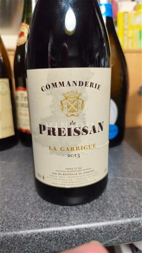 Languedoc und Roussillon Pays d'Oc Commanderie de Preissan La Garrigue 2013